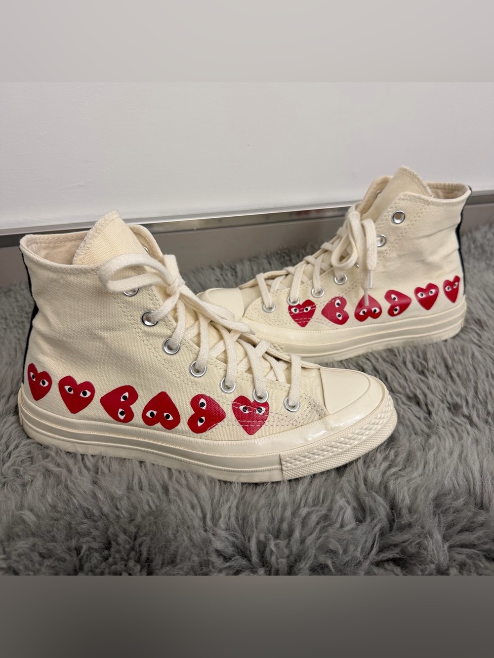 Converse x Comme des Garçons PLAY Chuck 70 Multi Heart – Women’s 8